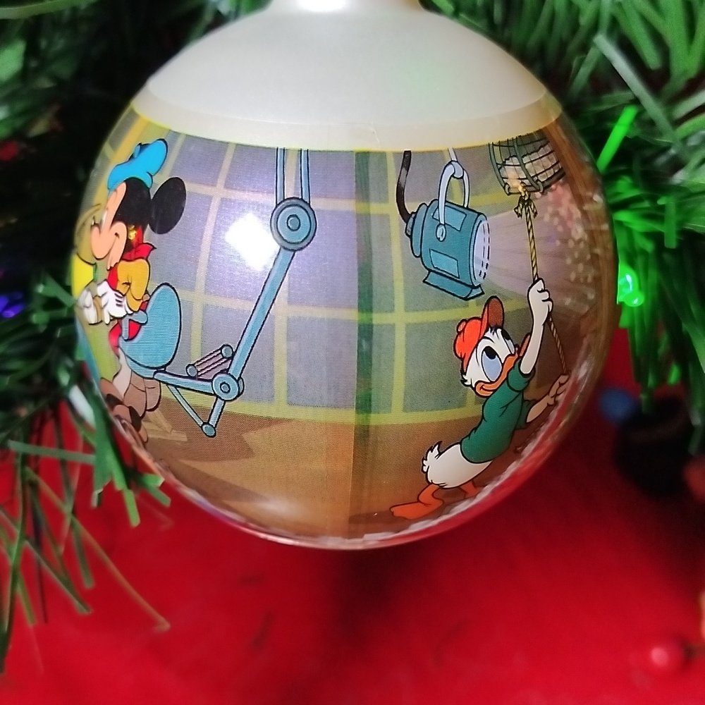 Disney Vintage Christmas 1990 Ball Ornament - Picture 6 of 9